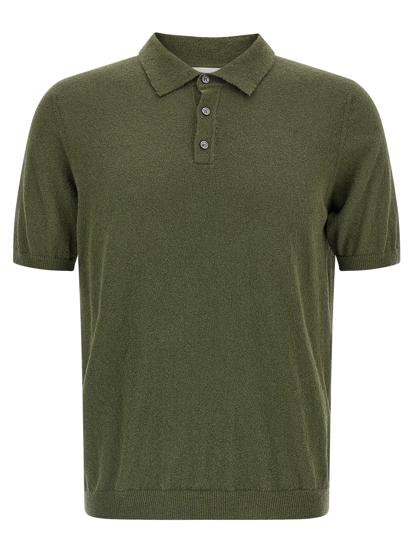 ROBERTO COLLINA Spongy Effect Polo Shirt