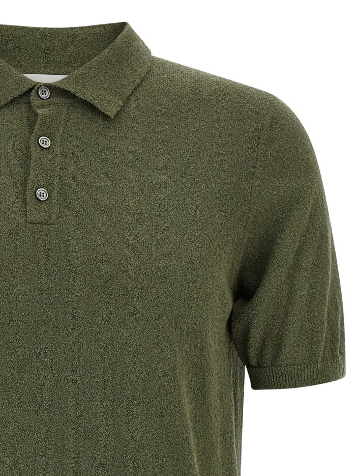 ROBERTO COLLINA Spongy Effect Polo Shirt