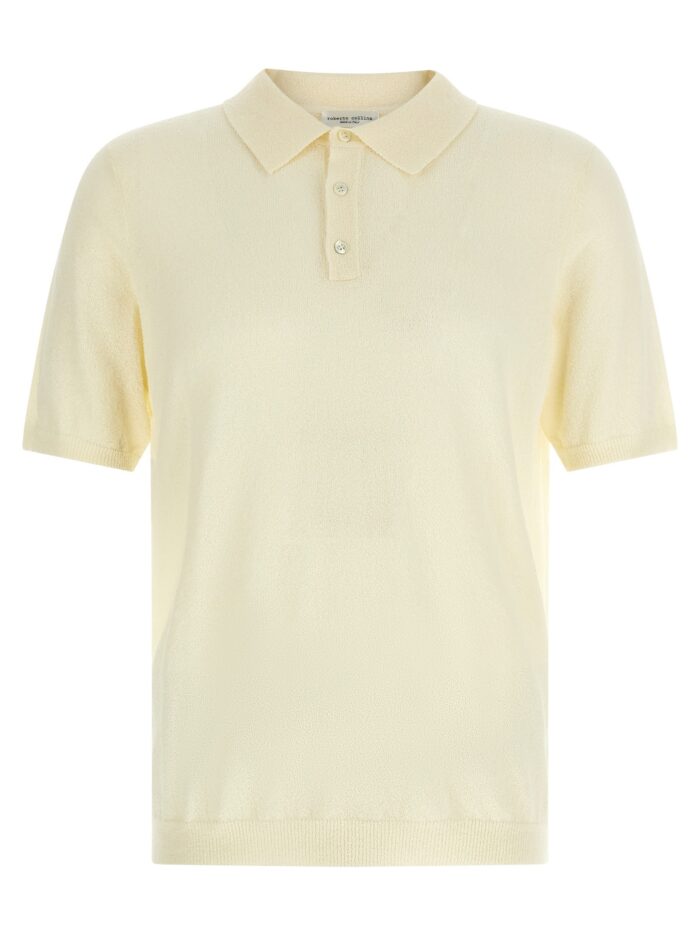 roberto collina spongy effect polo shirt ROBERTO COLLINA Spongy Effect Polo Shirt
