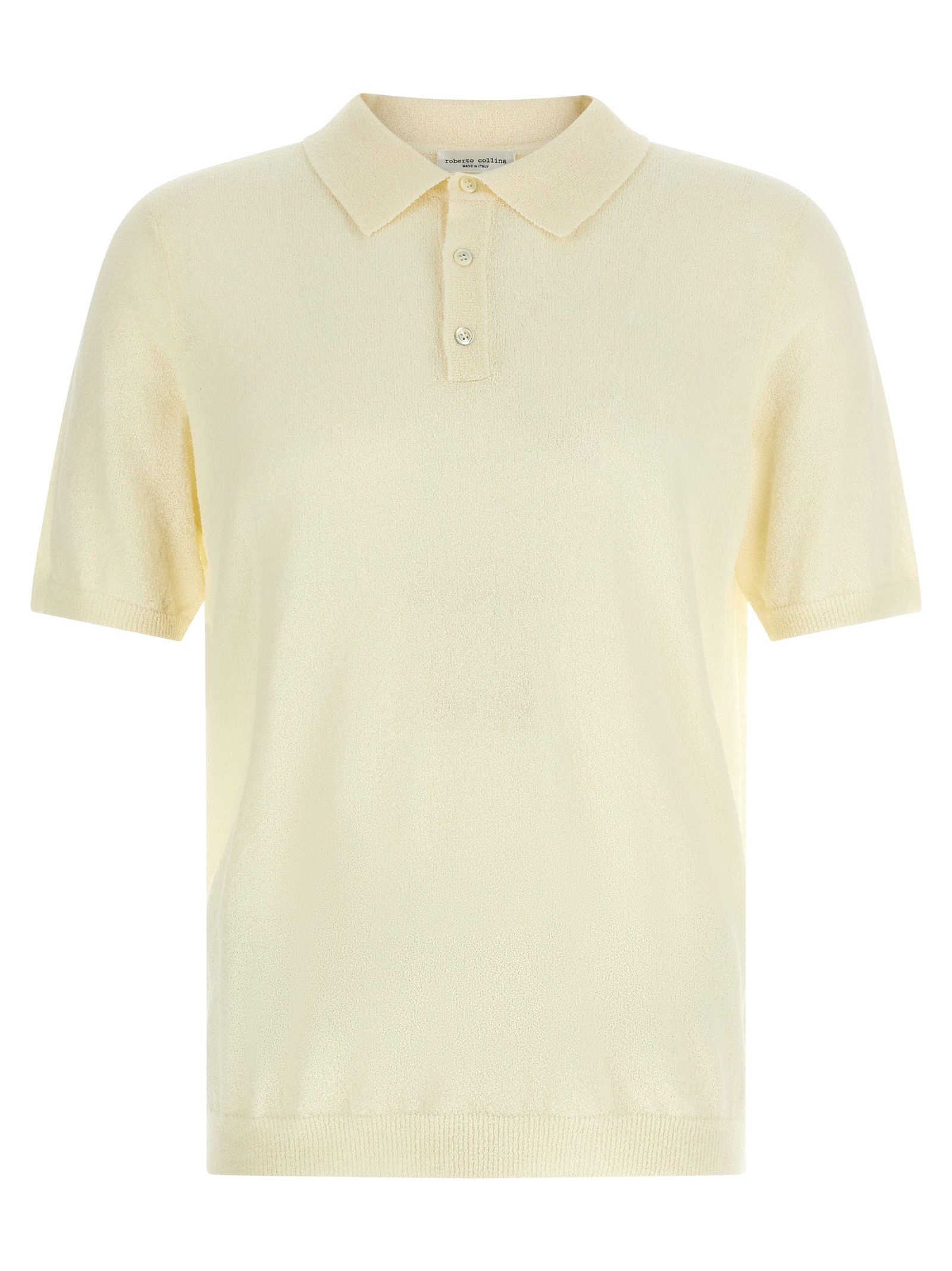 ROBERTO COLLINA Spongy Effect Polo Shirt