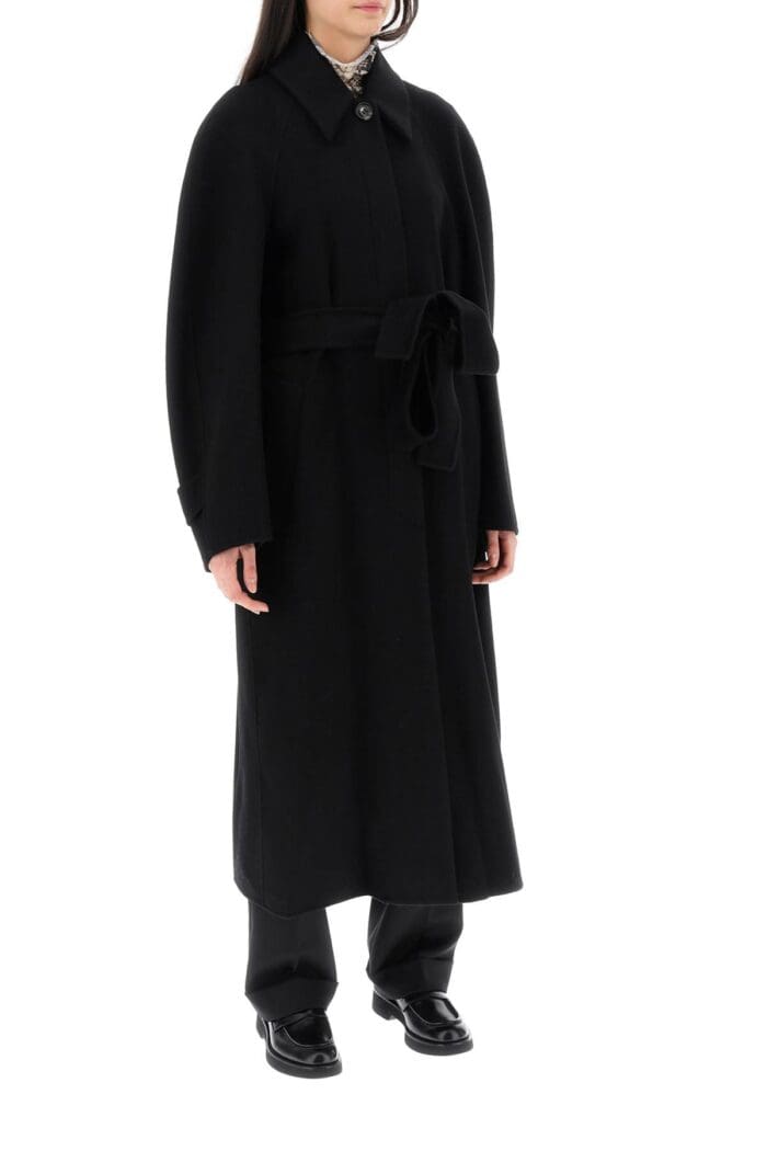 SPORTMAX Azzorre Long Coat In Wool And Cashmere