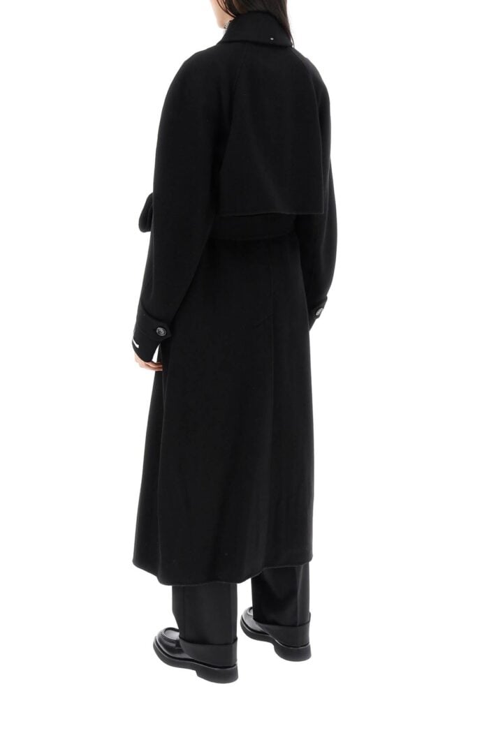 SPORTMAX Azzorre Long Coat In Wool And Cashmere