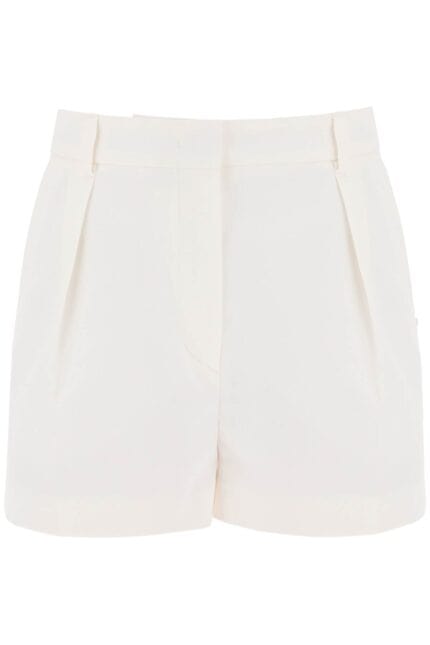 SPORTMAX Cotton Gabardine Shorts For