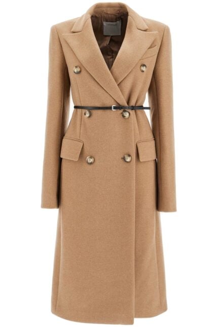 SPORTMAX Double-breasted Cashmere Blend Coat