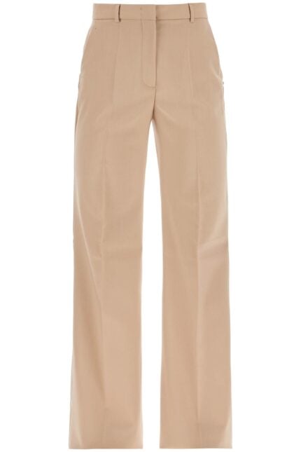 SPORTMAX Flared Wool Stretch Pants