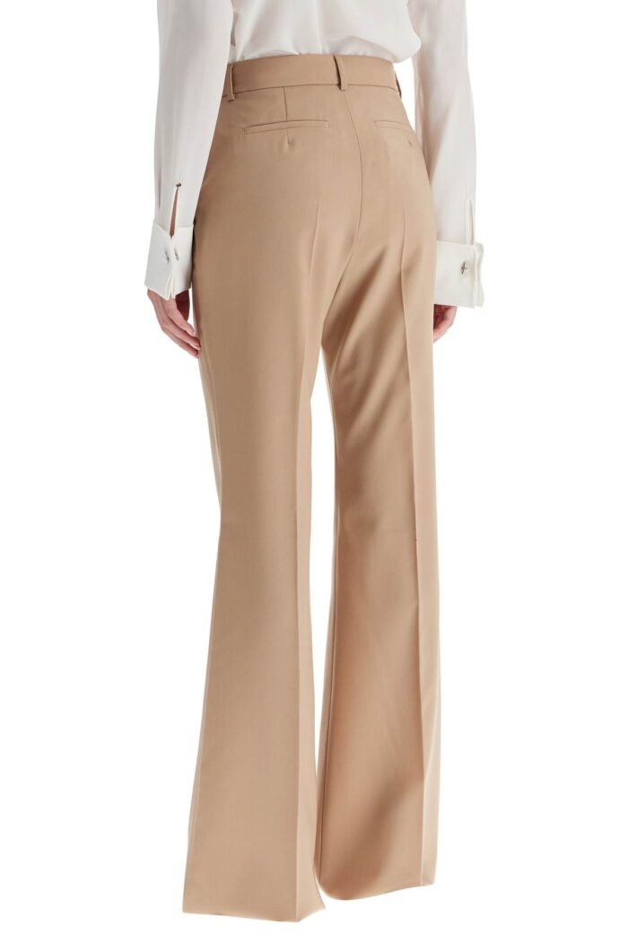 SPORTMAX Flared Wool Stretch Pants