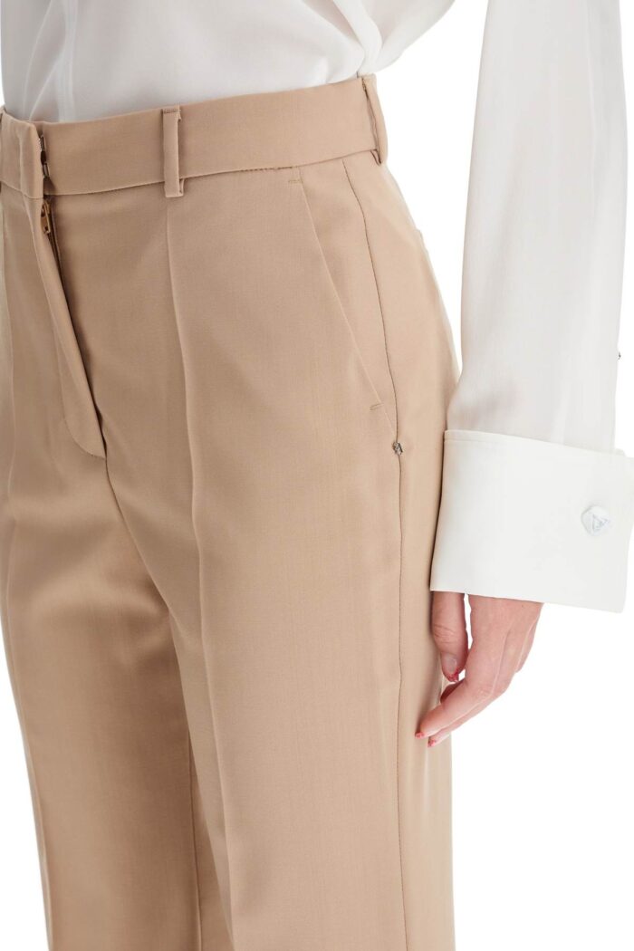 SPORTMAX Flared Wool Stretch Pants