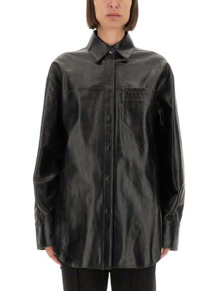Sportmax LEATHER "BOREL" SHIRT