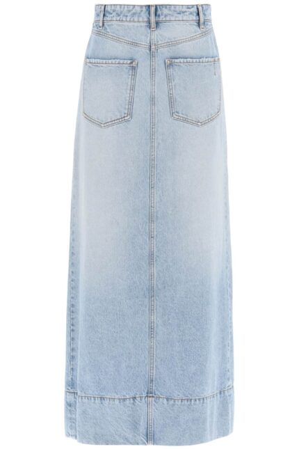 SPORTMAX Maxi Denim Skirt From The Pi