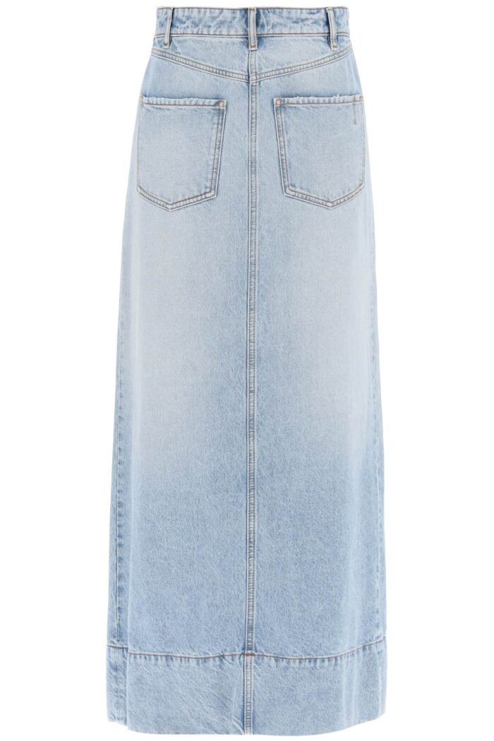 SPORTMAX Maxi Denim Skirt From The Pi