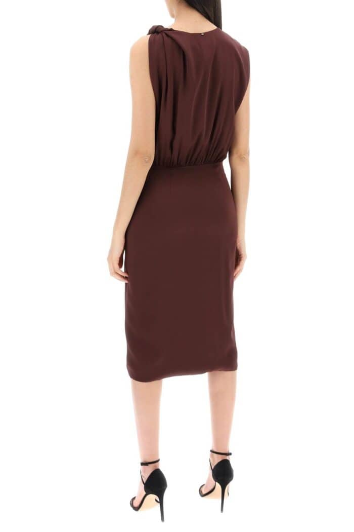 SPORTMAX Midi Dress With Torchon