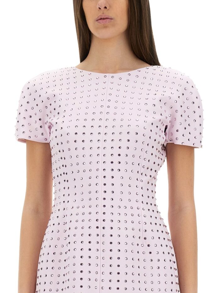 Sportmax MINI DRESS WITH RHINESTONES