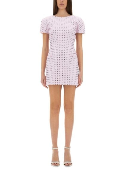 Sportmax MINI DRESS WITH RHINESTONES