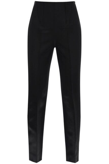 SPORTMAX Netted Pants With Reinforced