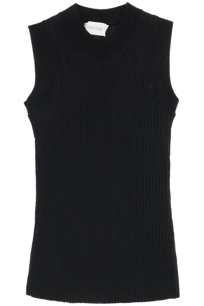 Sportmax 'nido' Ribbed Tank Top