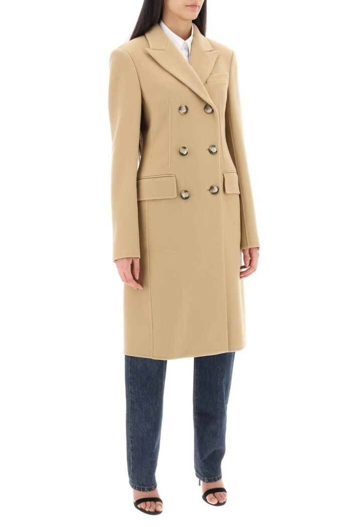 SPORTMAX Selim Double-breasted Wool Coat