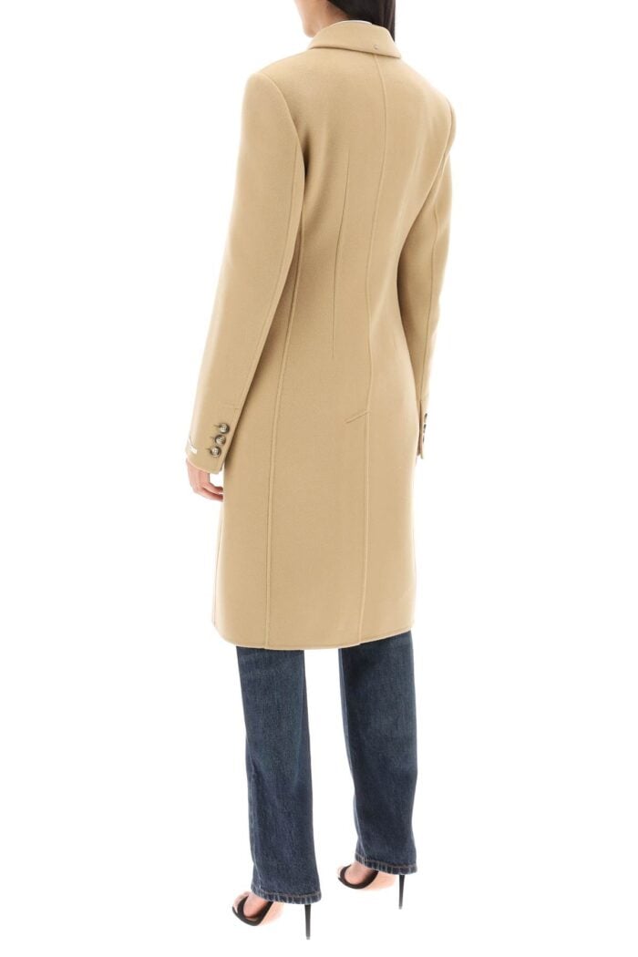 SPORTMAX Selim Double-breasted Wool Coat