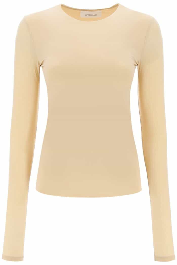 SPORTMAX Stretch Jersey Long-sleeved T-shirt