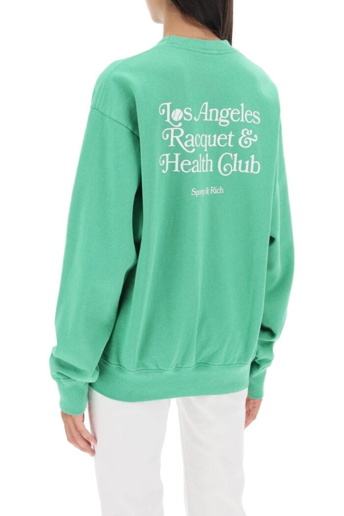 Sporty Rich Le Racquet Club Crew-neck Sweatshirt