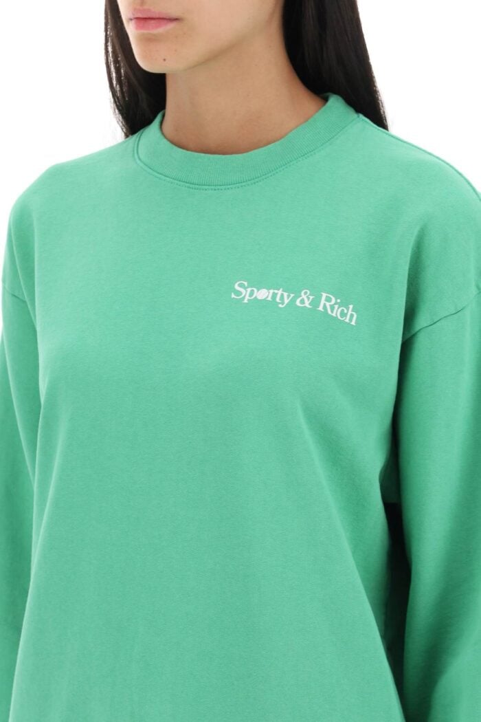 Sporty Rich Le Racquet Club Crew-neck Sweatshirt