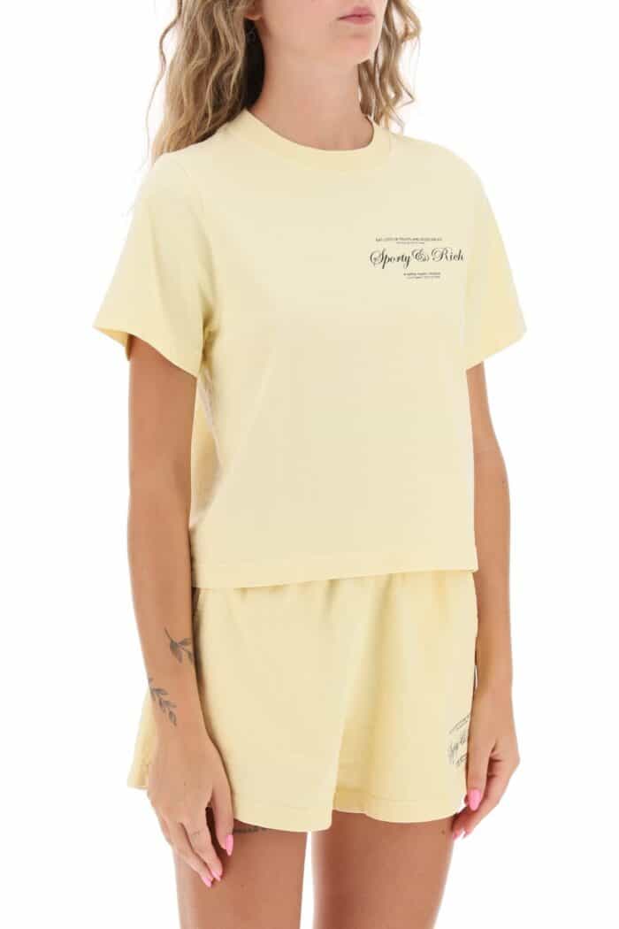 Sporty Rich Cropped T-shirt