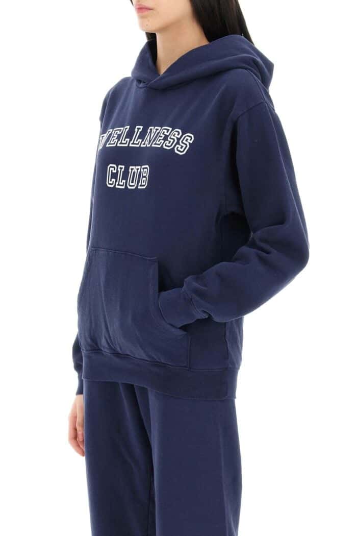 SPORTY & RICH Sporty Rich Hoodie With Lettering Logo