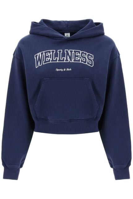 Sporty Rich Wellness Cropped Hoodie