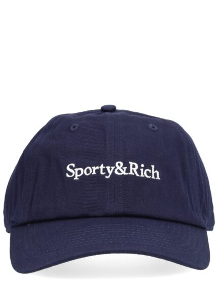 SPORTY&RICH BASEBALL CAP WITH LOGO