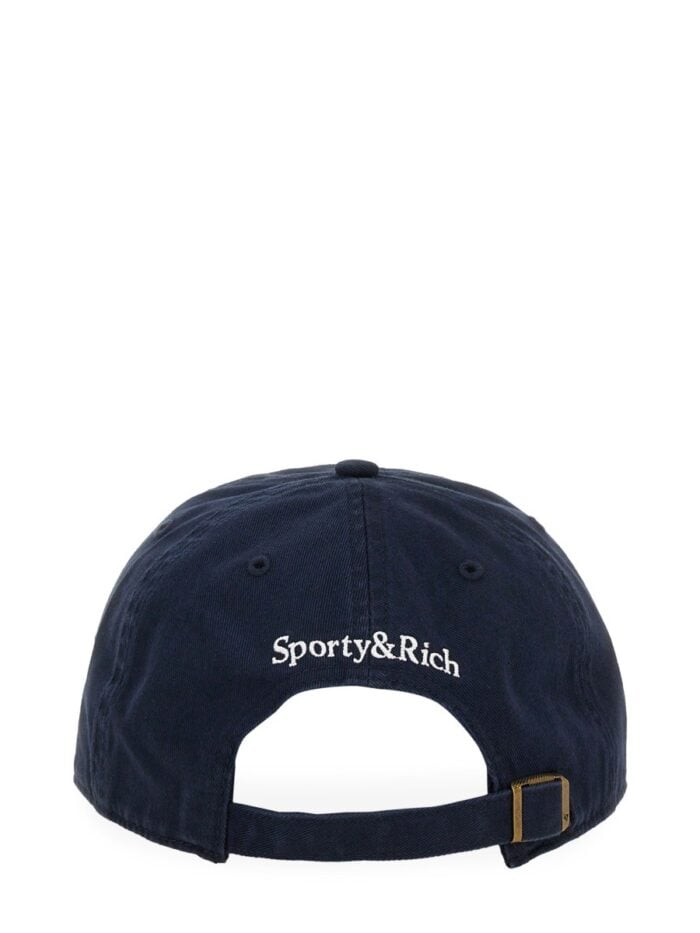 SPORTY&RICH BASEBALL HAT WITH LOGO