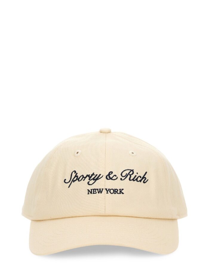 SPORTY&RICH BASEBALL HAT WITH LOGO