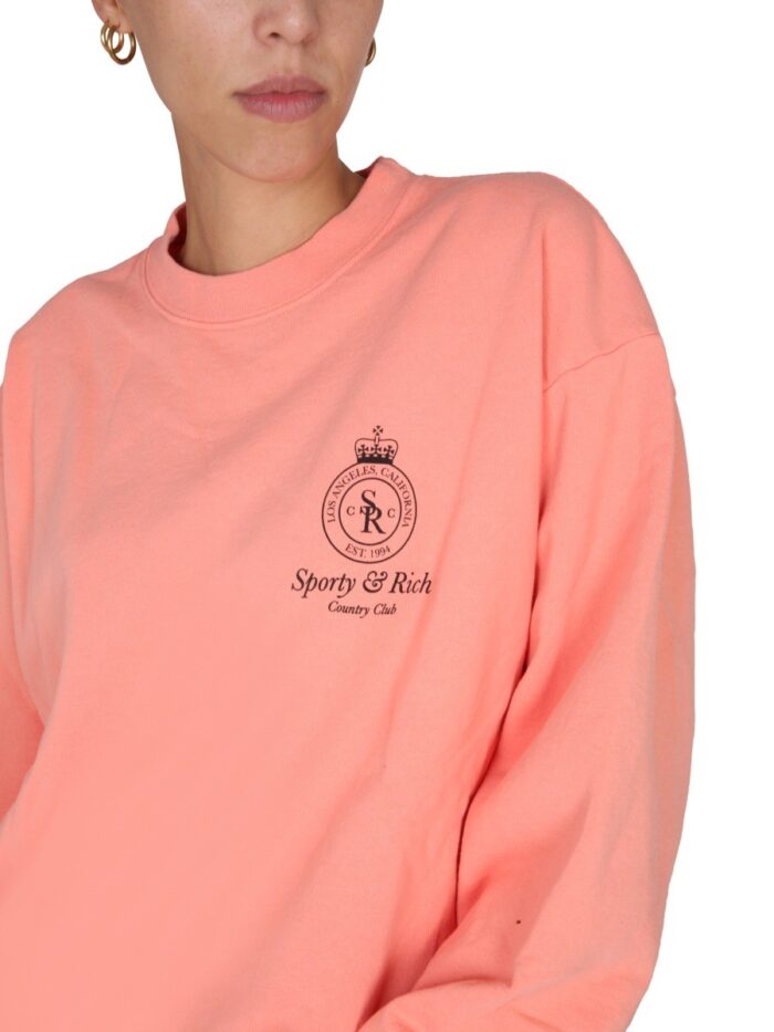 SPORTY&RICH "CROWN" SWEATSHIRT