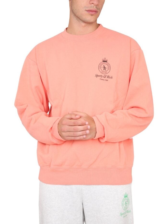 SPORTY&RICH "CROWN" SWEATSHIRT