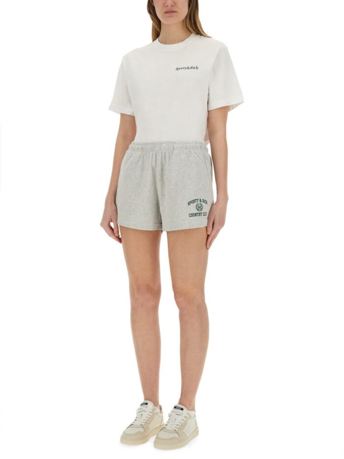 SPORTY&RICH "DRINK MORE WATER" T-SHIRT