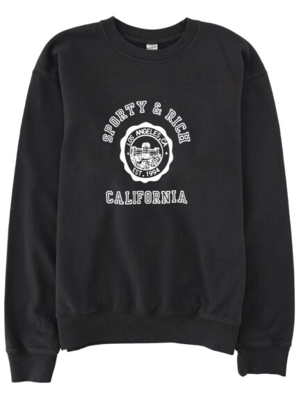 SPORTY&RICH FELPA CALIFORNIA CON LOGO