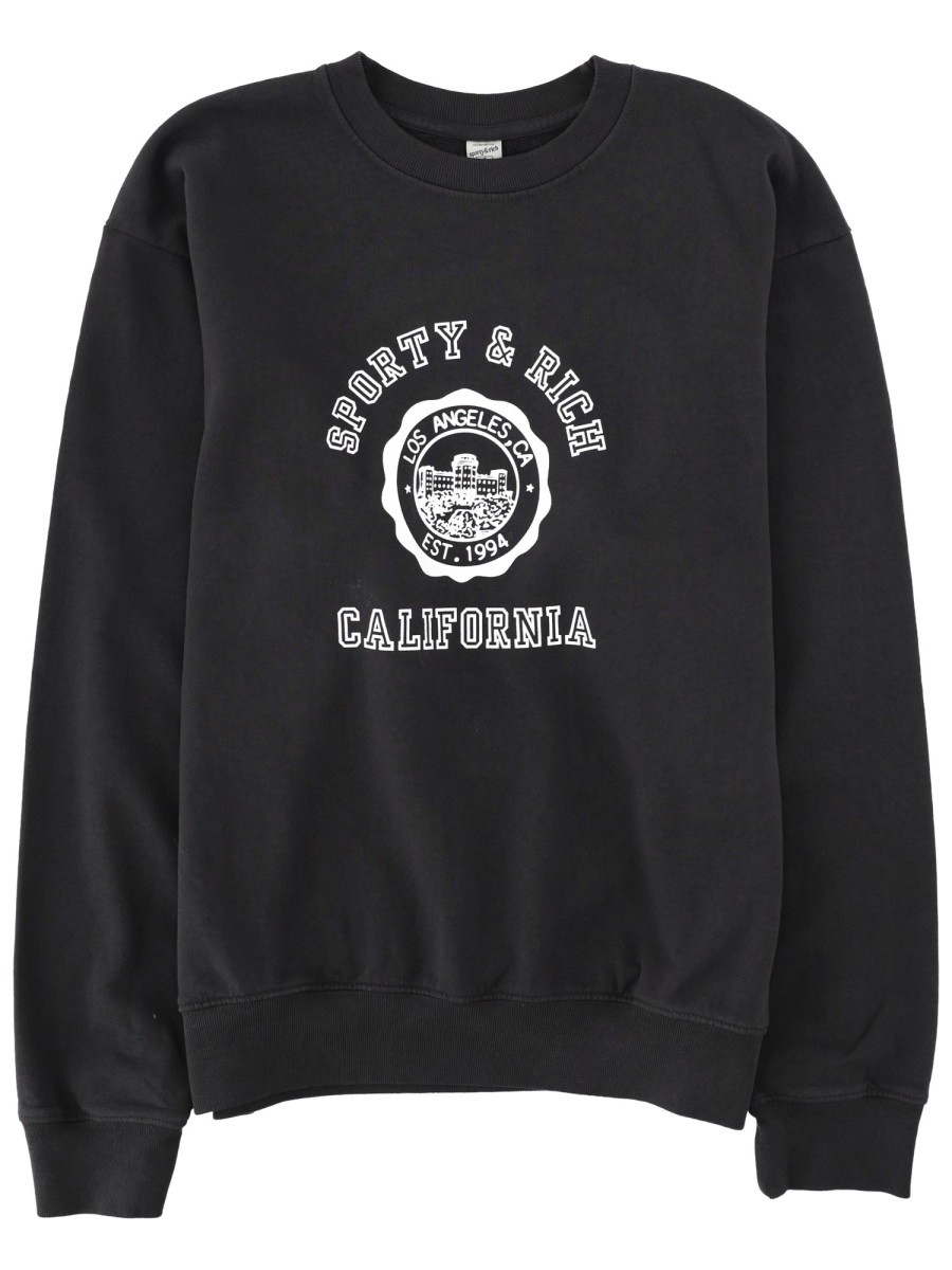 SPORTY&RICH FELPA CALIFORNIA CON LOGO
