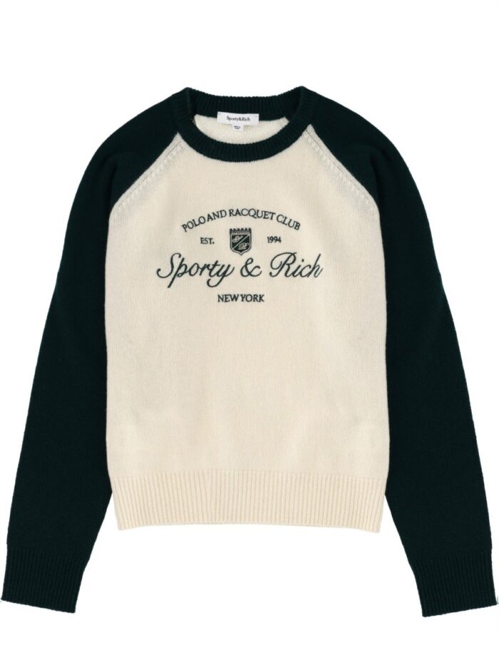 sporty&rich jersey with logo SPORTY&RICH JERSEY WITH LOGO