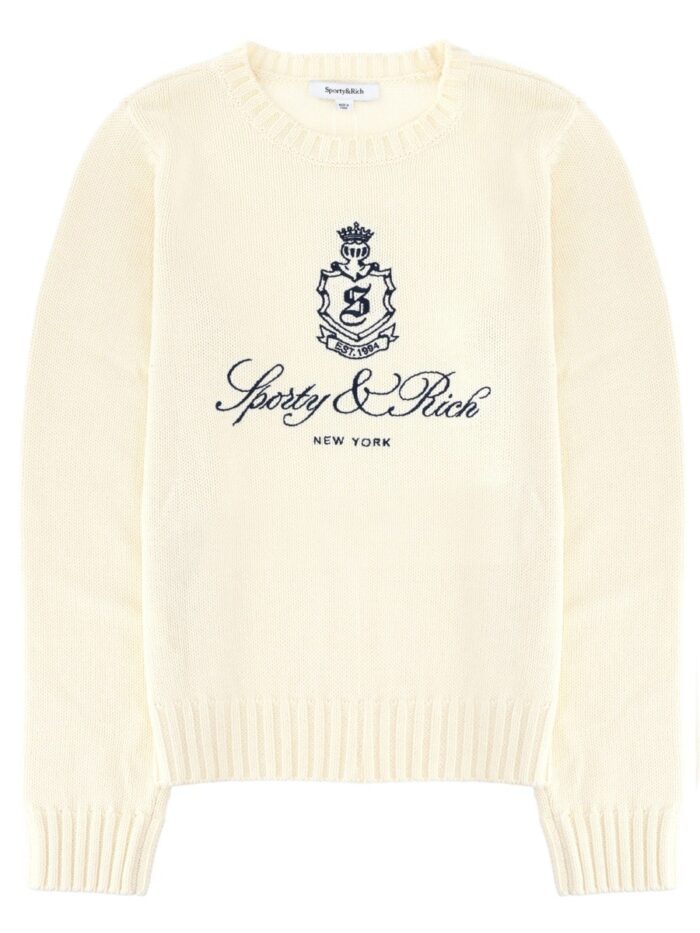 sporty&rich jersey with logo SPORTY&RICH JERSEY WITH LOGO