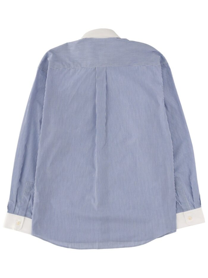 SPORTY&RICH LOGO STRIPED SHIRT