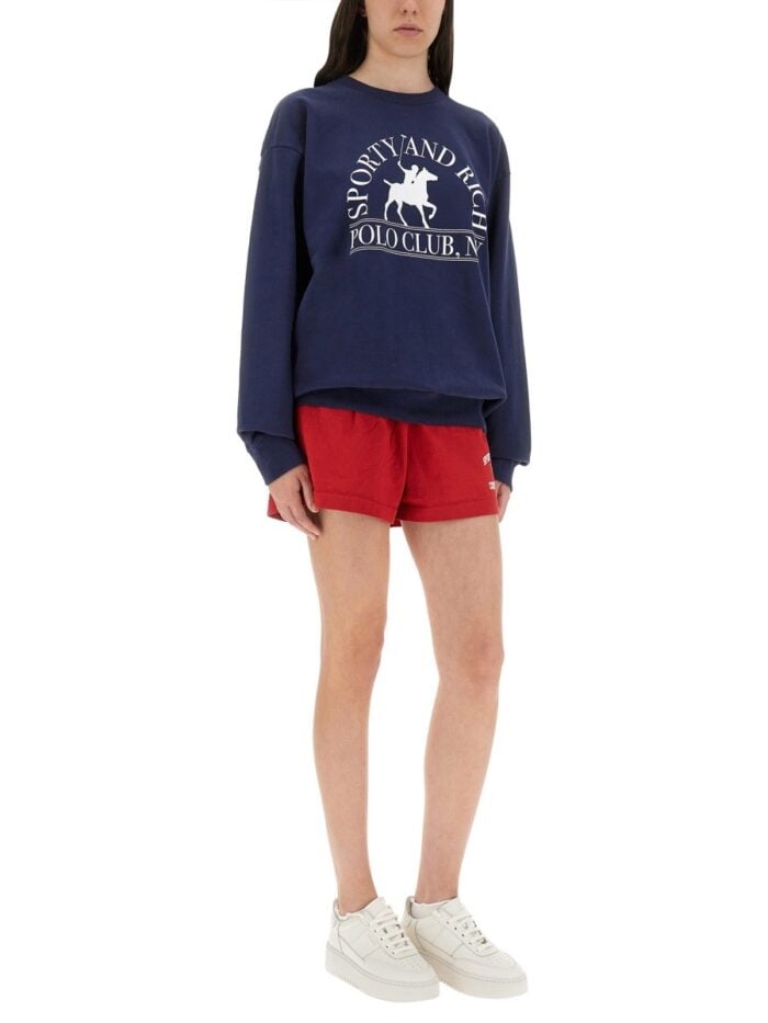 SPORTY&RICH "POLO CLUB" SWEATSHIRT