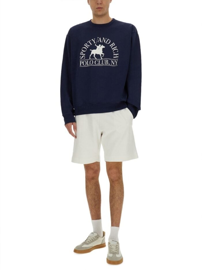 SPORTY&RICH "POLO CLUB" SWEATSHIRT