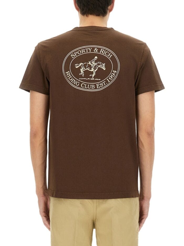 SPORTY&RICH "RIDING CLUB" T-SHIRT