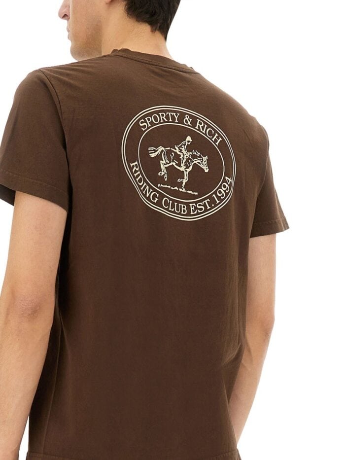 SPORTY&RICH "RIDING CLUB" T-SHIRT