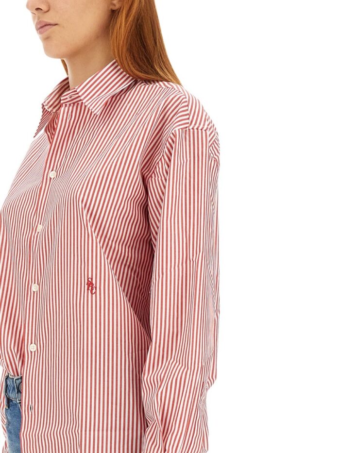 SPORTY&RICH SHIRT WITH STRIPE PATTERN