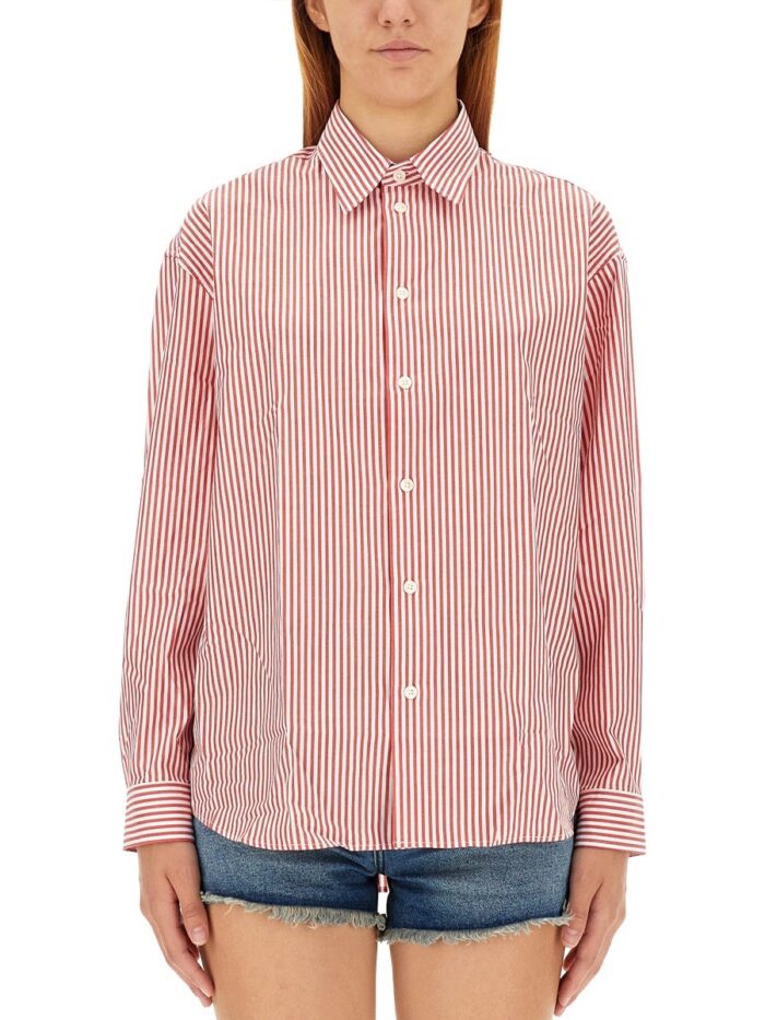 SPORTY&RICH SHIRT WITH STRIPE PATTERN