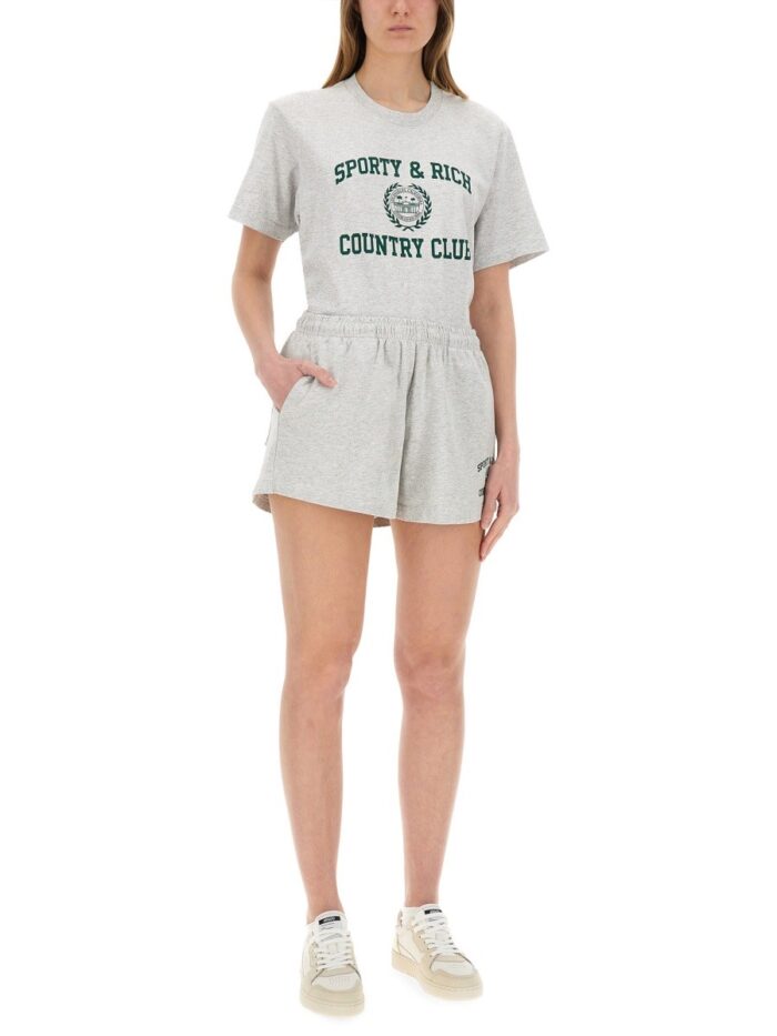sporty&rich short varsity SPORTY&RICH SHORT VARSITY