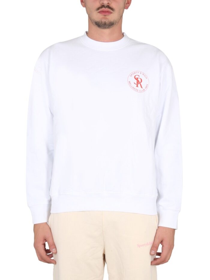 SPORTY&RICH SWEATSHIRT WITH LOGO