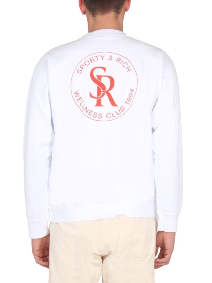 SPORTY&RICH SWEATSHIRT WITH LOGO