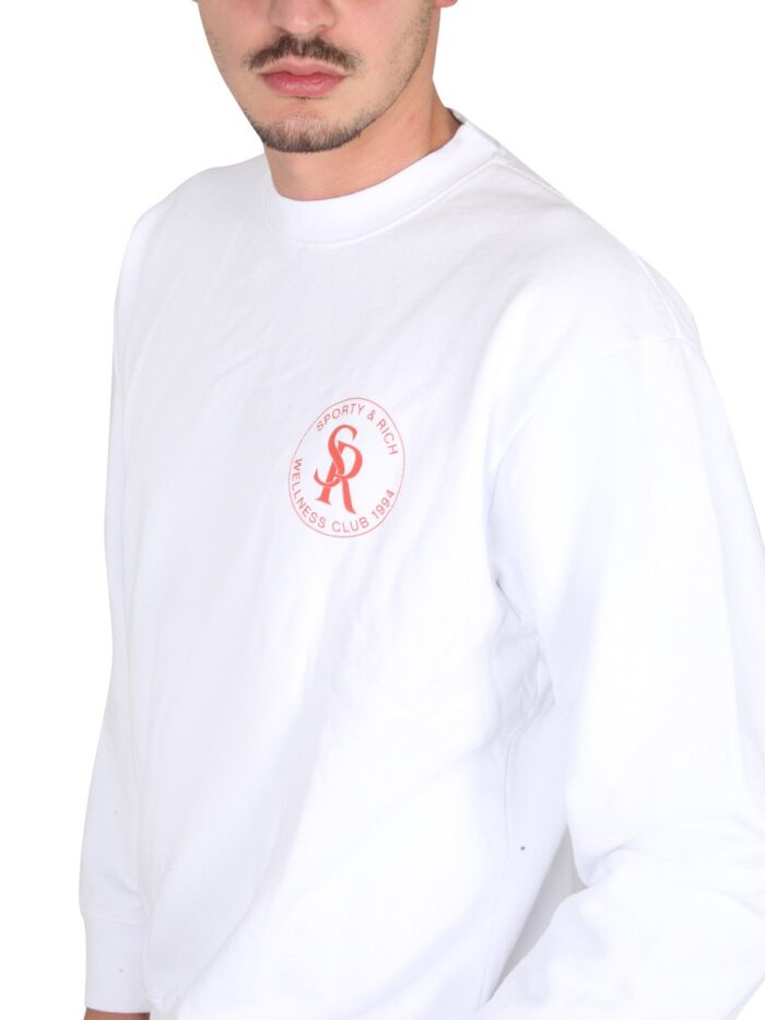 SPORTY&RICH SWEATSHIRT WITH LOGO
