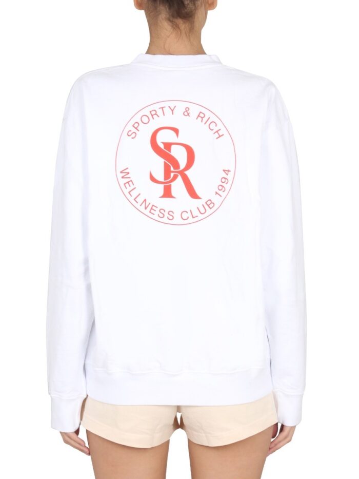 SPORTY&RICH SWEATSHIRT WITH LOGO