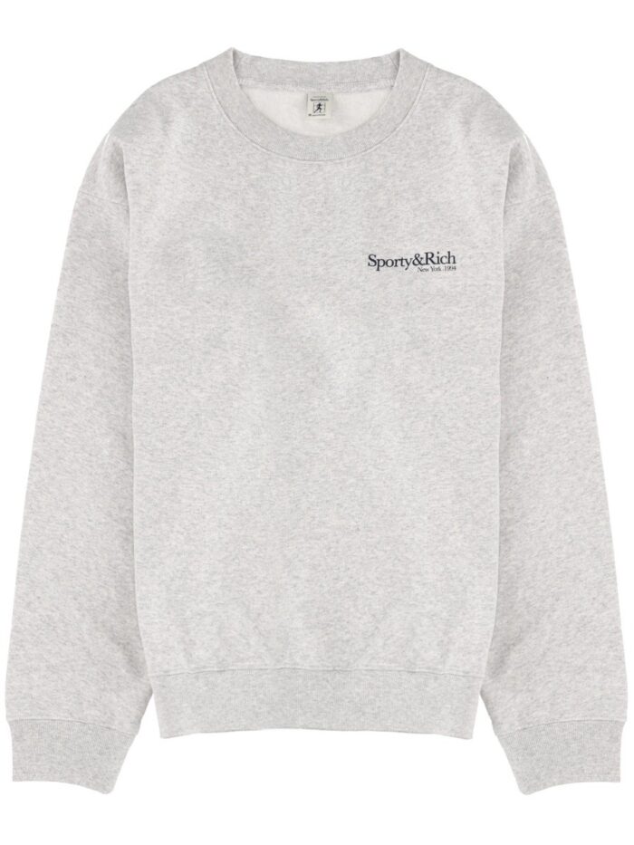 sporty&rich sweatshirt with logo SPORTY&RICH SWEATSHIRT WITH LOGO